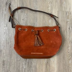 Dooney and Bourke Orange Suede Purse